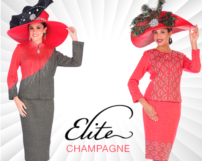 Elite Champagne Suits And Dresses 2024