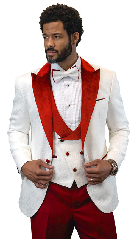 Mens  Suit HILTON-RED