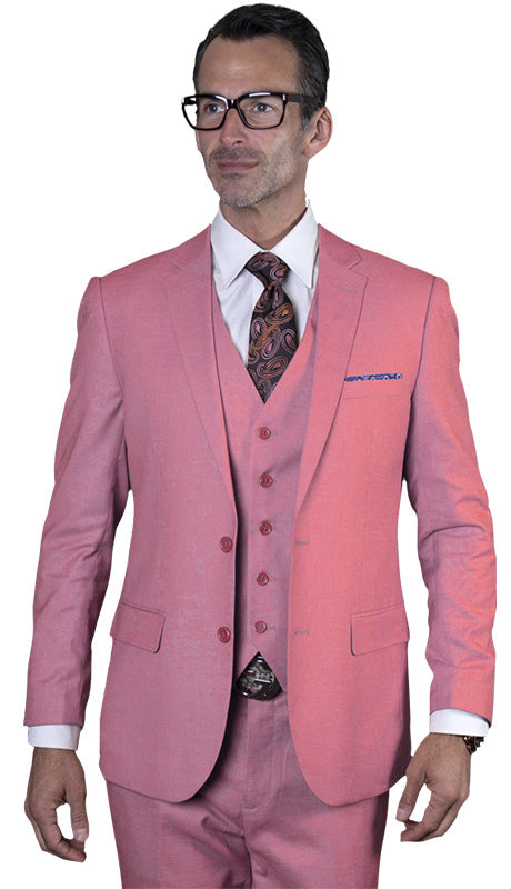 Mens  Suit LAZARO-PNK