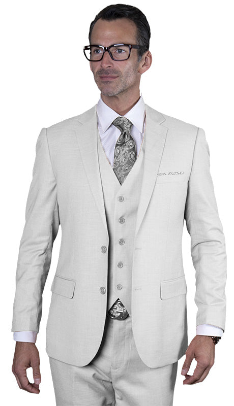 Mens  Suit LAZARO-WHT