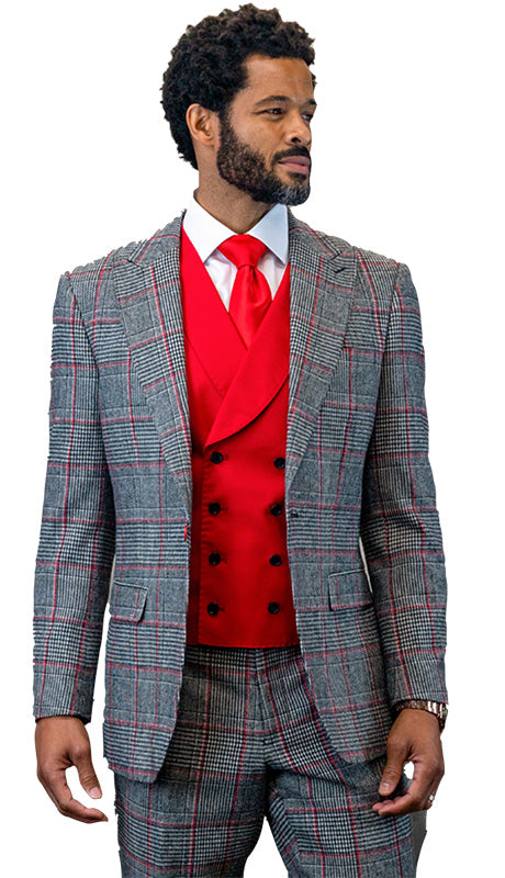 Mens  Suit BENSON-RED