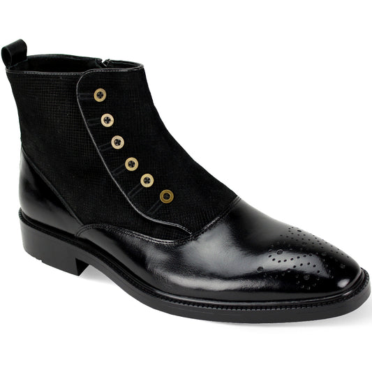 Giovanni Leather Dress Shoes-KENDRICK-BLK
