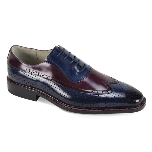 Giovanni Leather Dress Shoes-RIO-BLU-BURG