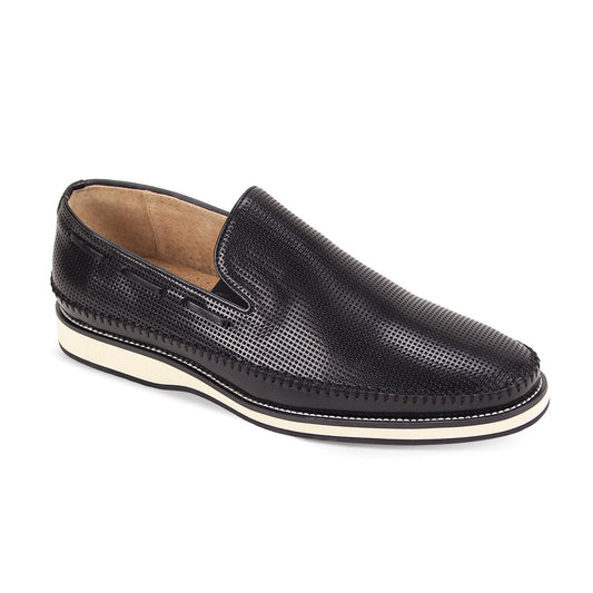 Giovanni Leather Dress Shoes-SID-BLK