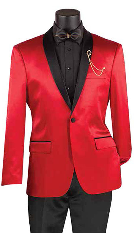 Vinci Mens Sport Coat BST-1-RED