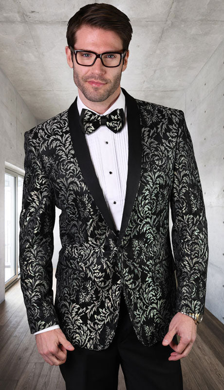 Mens  Suit LJ-100-BL