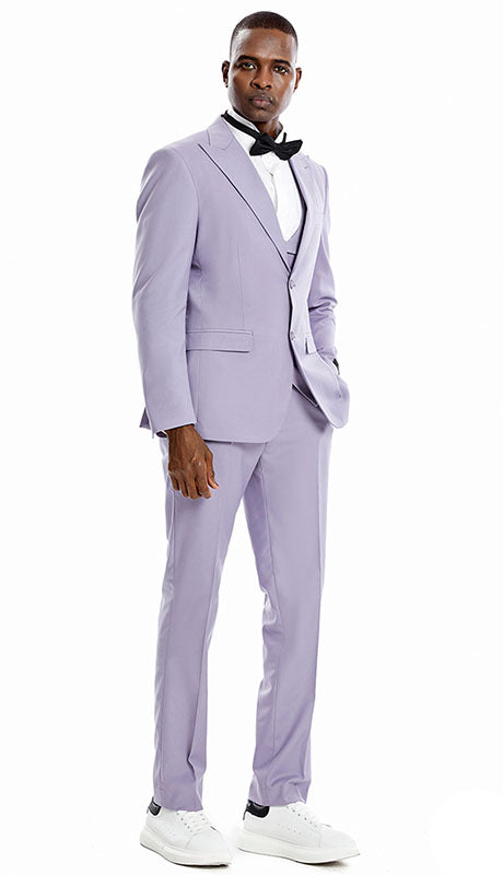 Tazzio Mens Suit M370SK-LAV