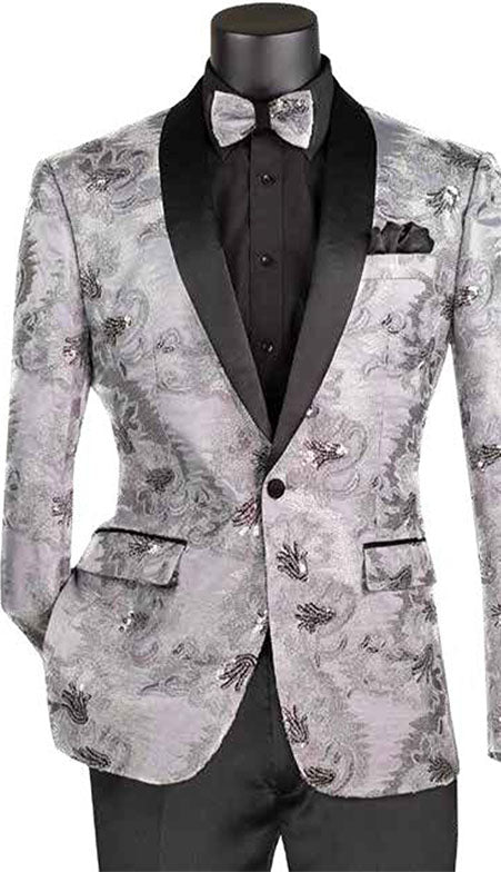 Vinci Mens Sport Coat BSF-13-SIL