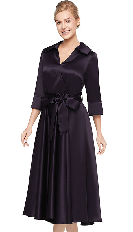 Nina Nischelle 2980S-PLUM Ladies  Dress