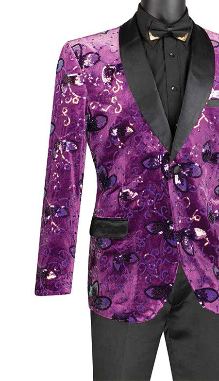 Vinci Mens Sport Coat BSQ-4-PUR