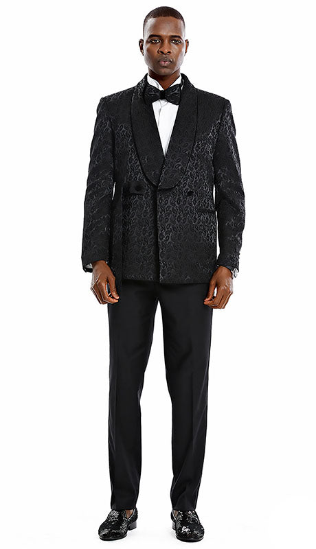 Tazzio  Mens Suit M372SK-BLK