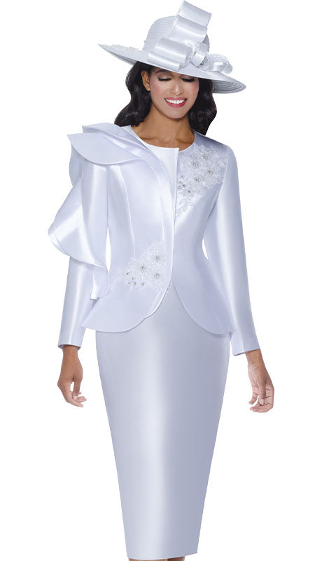 GMI G400852-WHT-QS Ladies  Suit