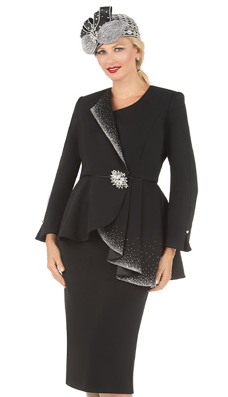 Giovanna G1183-BLK Ladies  Suit