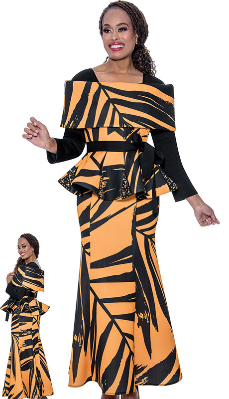 Stellar Looks SL600222-GLD-QS Designer  Suit