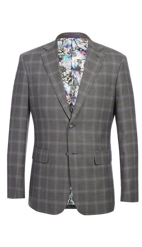 Renoir Men's Suit 12-55-095EL-GRY