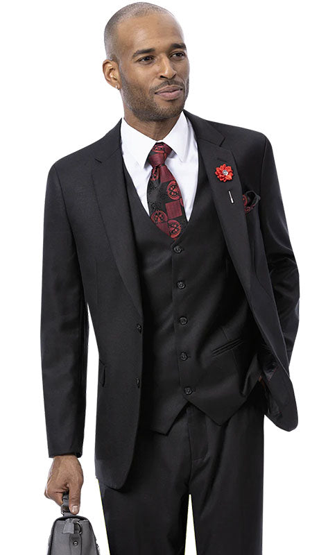 EJ Samuel M18022-BLK Mens Suits