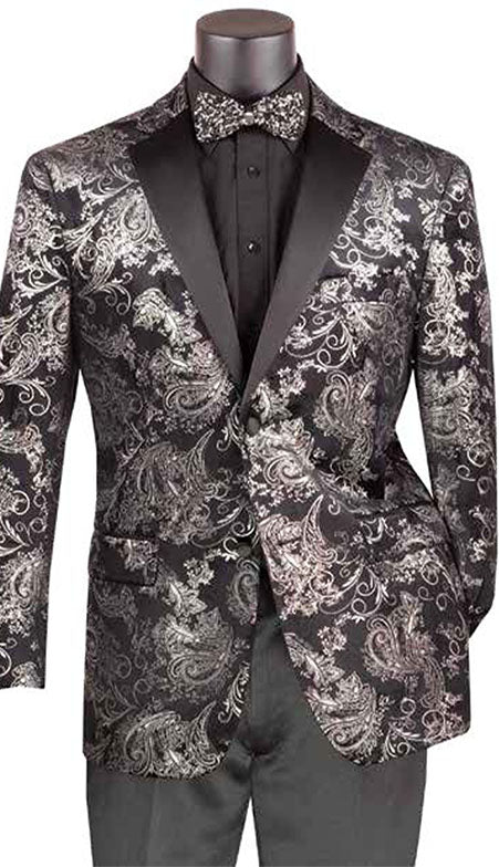 Vinci Mens Sport Coat BM-02-SIL