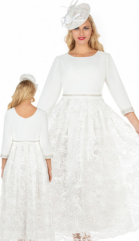 Giovanna D7208-WHT  Dress