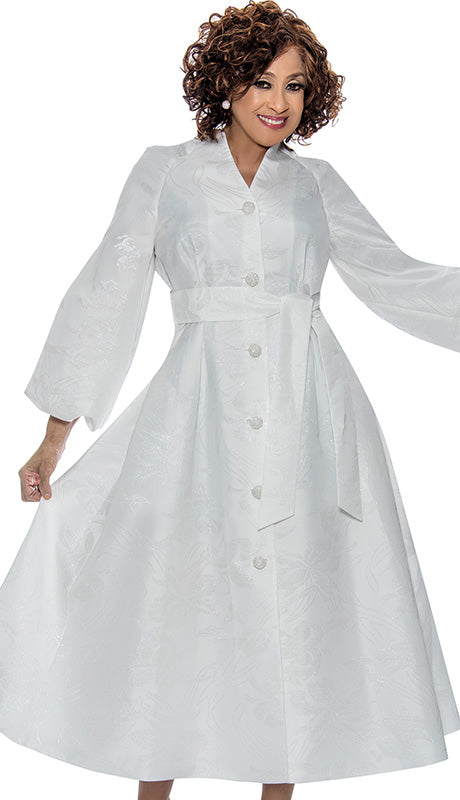 Dorinda Clark Cole 309031-WHT-QS  Dress for Ladies