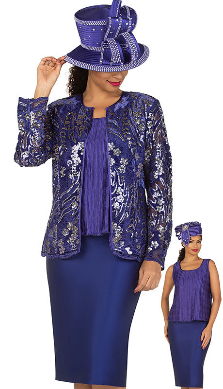 Giovanna G1180-PUR  Suit
