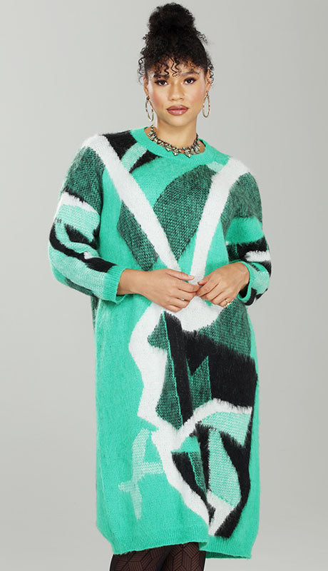 Luxe Moda LM224 Sweater Dress