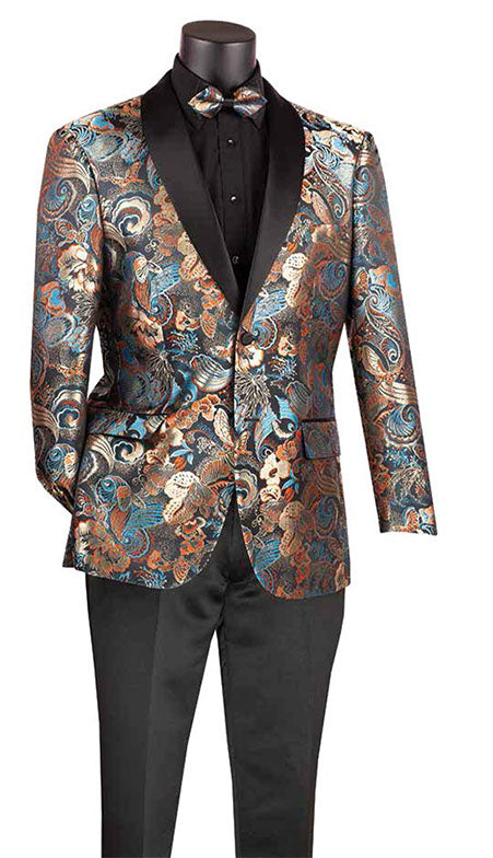 Vinci Mens Sport Coat BM-3-TEA
