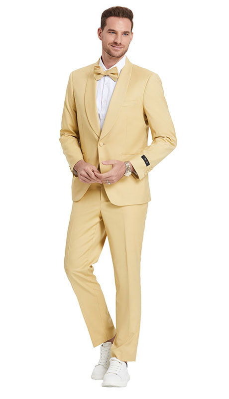 Tazzio Mens Suit M392SK-DIJON