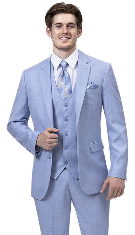 EJ Samuel M18022-SKY Mens Suits