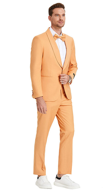 Tazzio Mens Suit M392SK-TNG