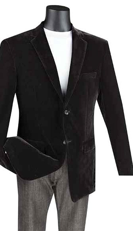 Vinci Mens Sport Coat B-27-BLK