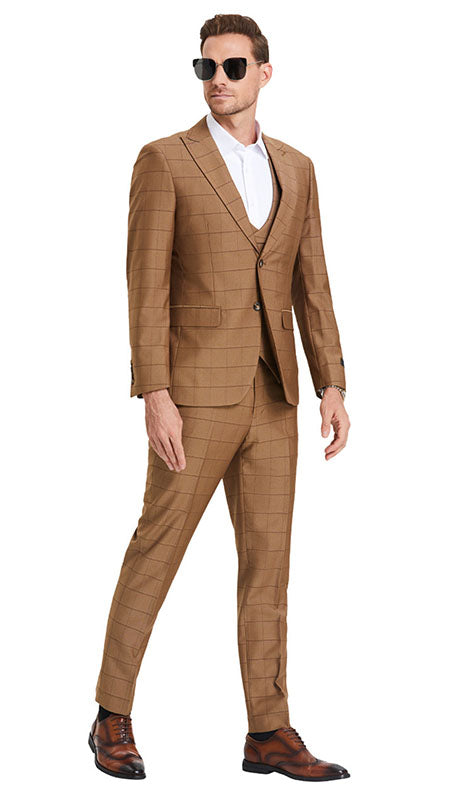 Tazzio Mens Suit  M393SK-WAL