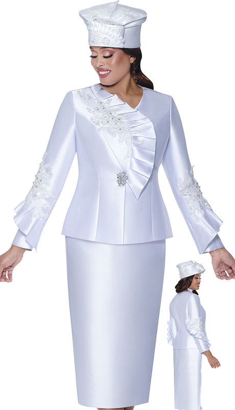 GMI G400862-WHT-QS Ladies  Suit