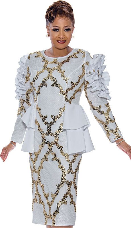 Dorinda Clark Cole 5351-WWG-QS Ladies  Dress