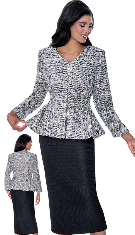 Dorinda Clark Cole 309332-SIL-IH Ladies  Suit