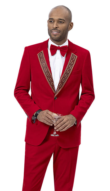 EJ Samuel JP110-RED Mens Suits