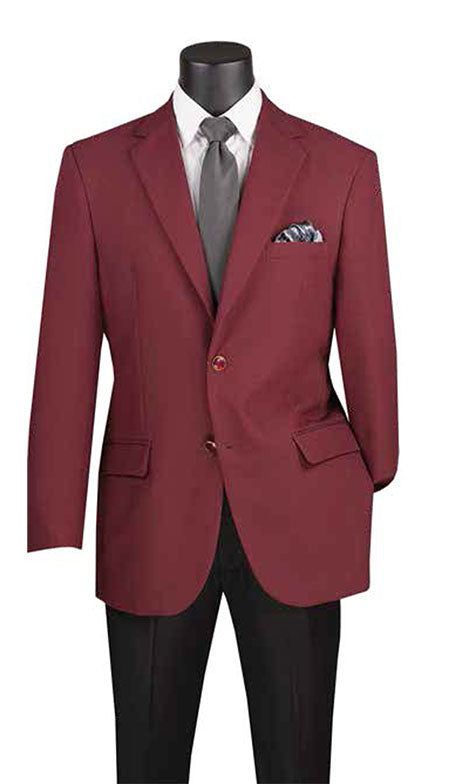 Vinci Mens Blazer Z-2PP-BUR