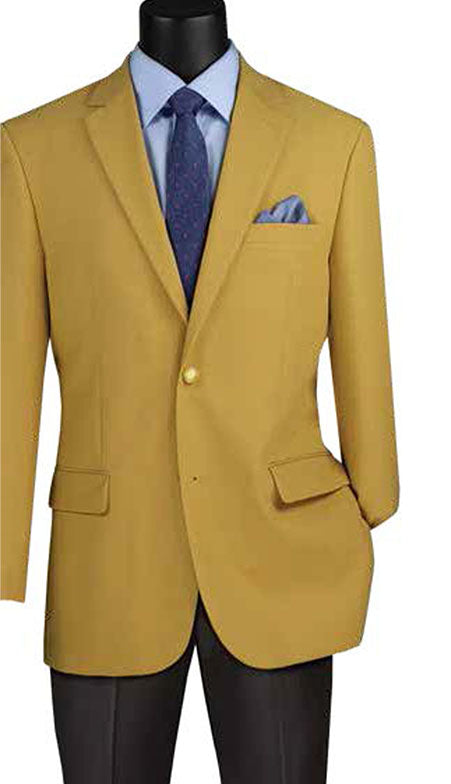 Vinci Mens Blazer Z-2PP-GLD
