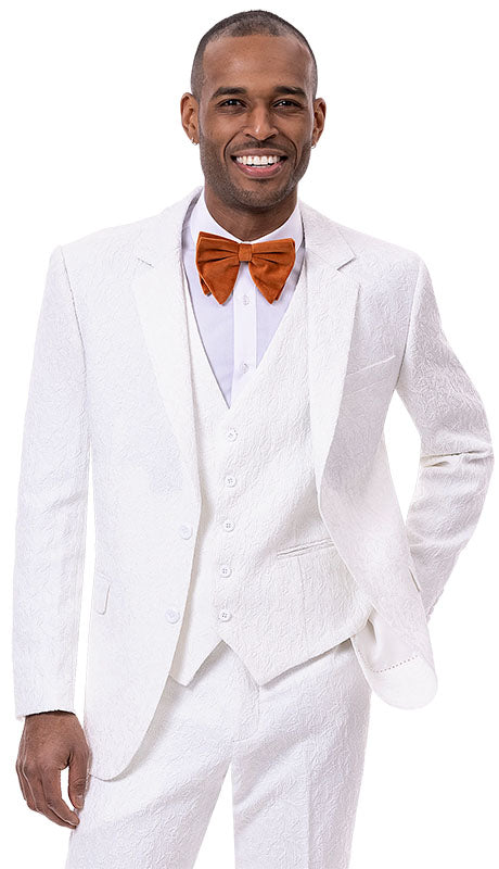 EJ Samuel M2763-WHT Mens Suits