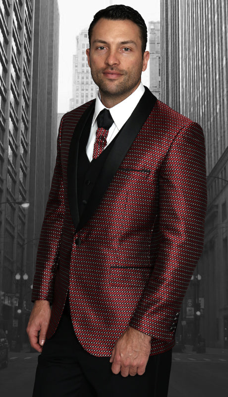 Mens  Suit zBellagio-7 BUR