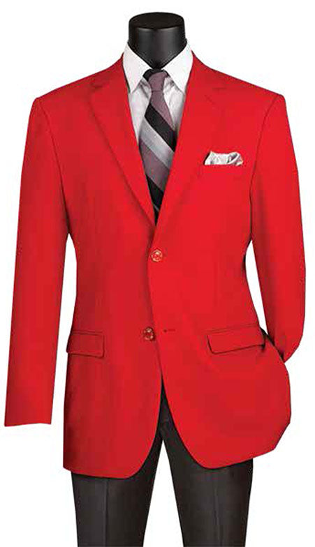 Vinci Mens Blazer Z-2PP-RED