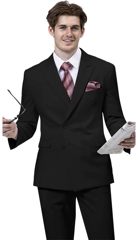 EJ Samuel M2772-BLK Mens Suits