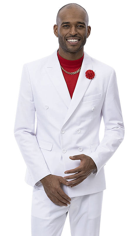 EJ Samuel M2772-WHT Mens Suits