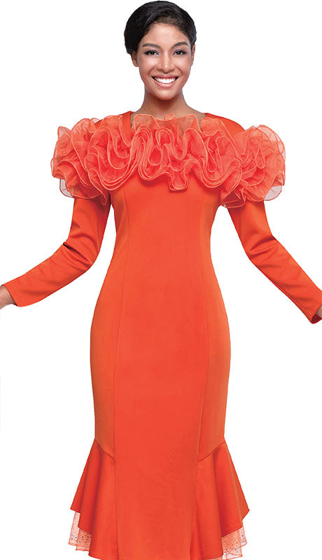 Serafina 6482-ORG  Dress