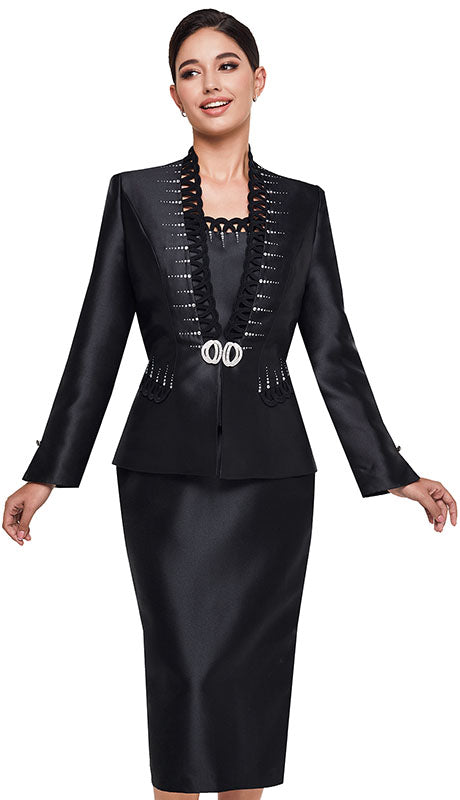 Serafina 4307-BLK  Suit