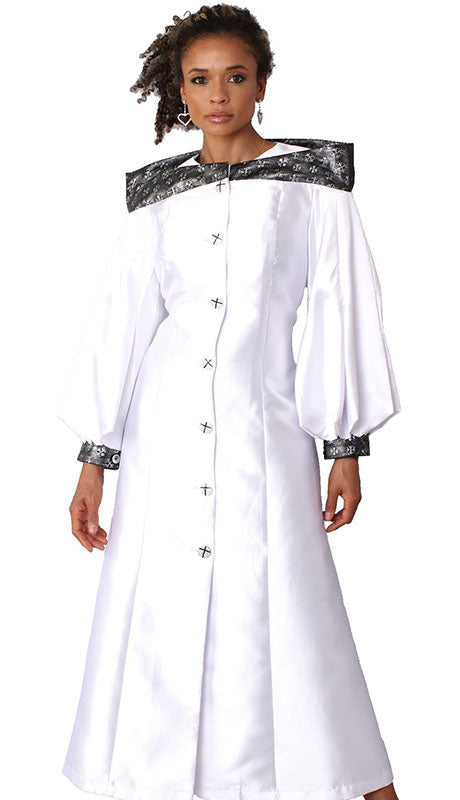 Tally Taylor 4803-WHT-QS  Robe for Women