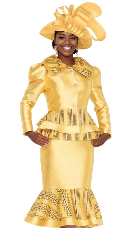 Champagne Italy 5973-GLD  Suit for Women