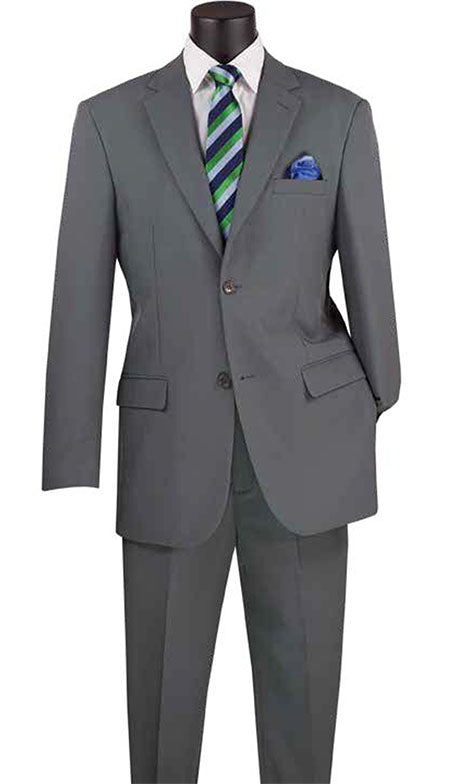 Vinci Mens Suit 2PP-GRY