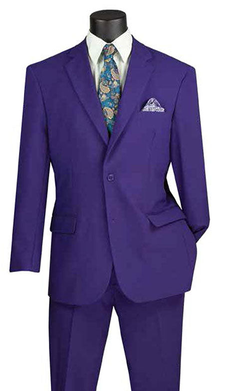 Vinci Mens Suit 2PP-PUR