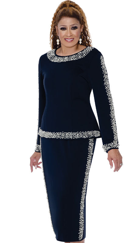 Dorinda Clark Cole 309612-NVY-IH Ladies  Suit