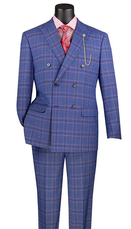 Vinci Mens Suit MDW-2-BLU